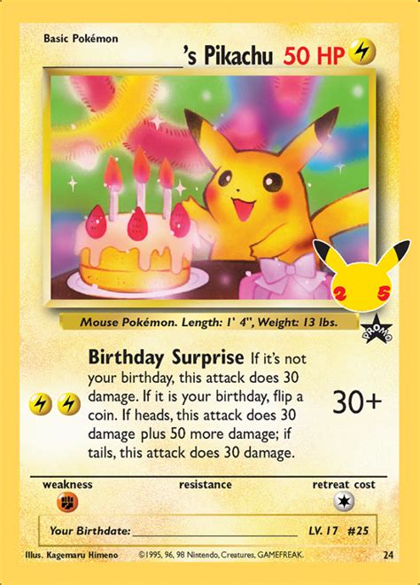 Birthday Pikachu Celebrations Price